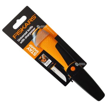 Нож с точилкою Fiskars